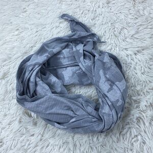 Lululemon All You Need Scarf Heritage Speckle Camo Jacquard Rhino Grey Starlight
